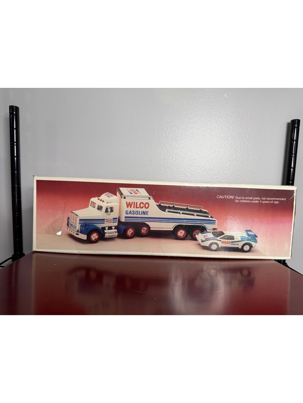 Vintage Wilco Gasoline Toy Truck and Race Car Set